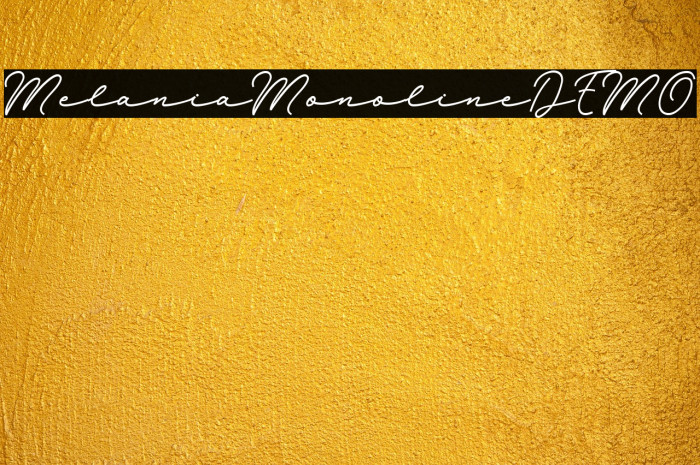 MelaniaMonolineDEMO Example 2