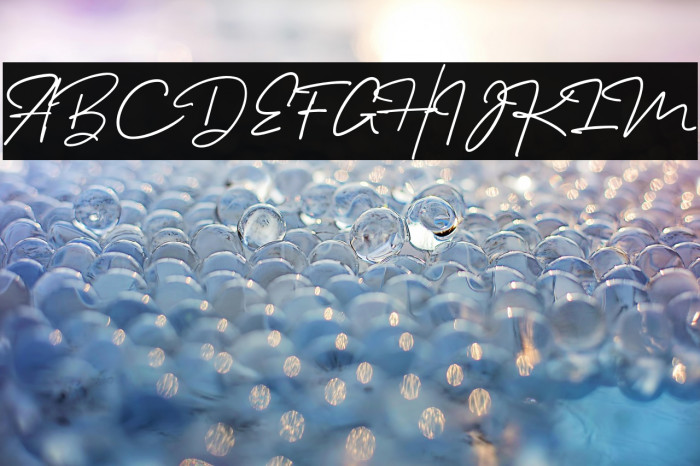 Melanic Black Script Regular Example 2