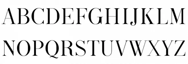 Melanic Black Serif Demo Regular Schriftart Groß