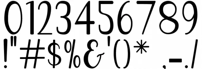 Melanie Font OTHER CHARS