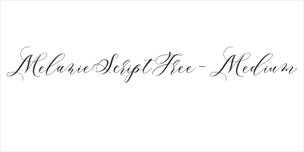 MelanieScriptFree-Medium Logo