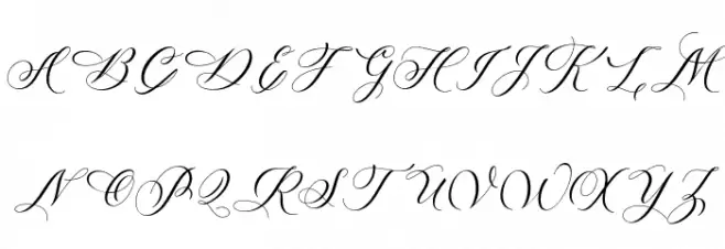 MelanieScriptFree-Medium Schriftart Groß