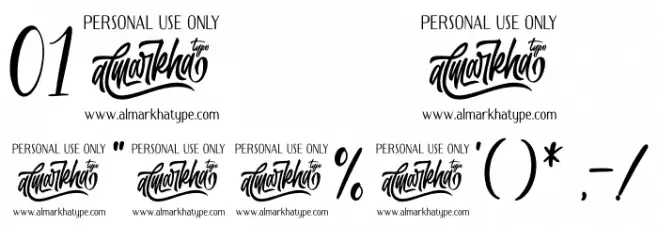 Melanista Font OTHER CHARS