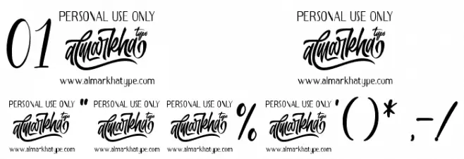 Melanista Font OTHER CHARS