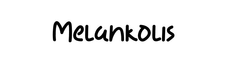 Melankolis  免费字体下载