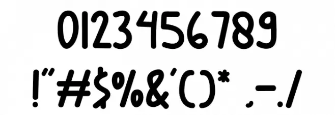 Melankolis Font OTHER CHARS