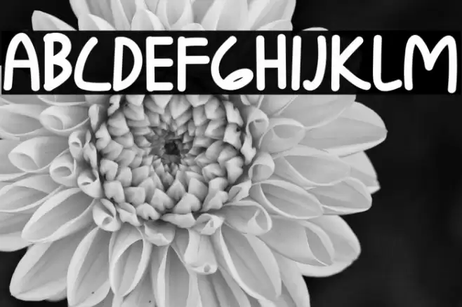 Melankolis Font examples