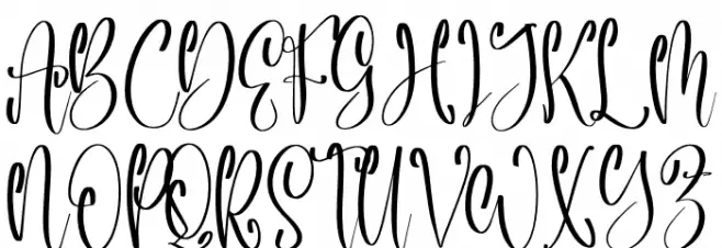 Melanytha Schriftart Groß