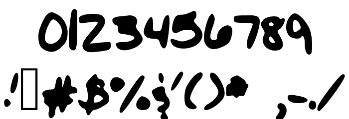 Melapalooza Font OTHER CHARS