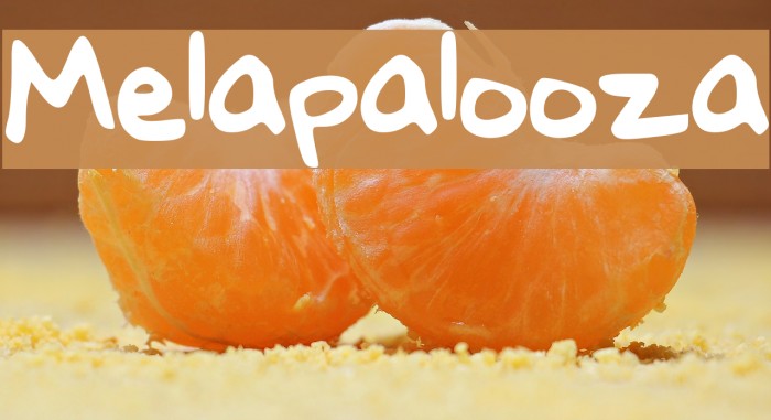 Melapalooza Font examples