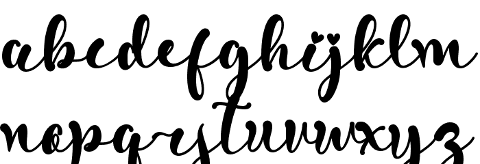Melathi Font LOWERCASE