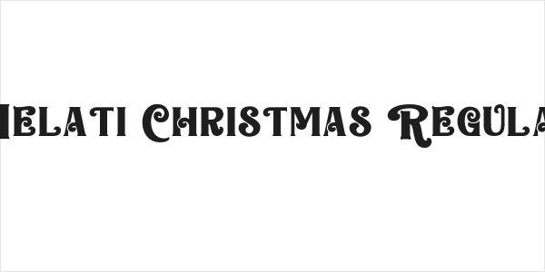 Melati Christmas Regular Logo