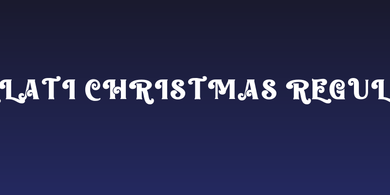Melati Christmas Regular Social Header