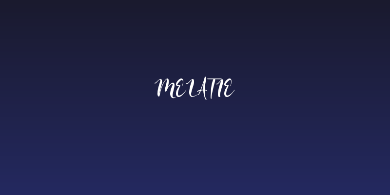 Melatie Social Header
