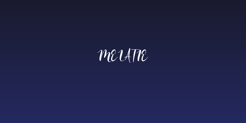 Melatie Social Header