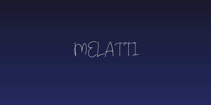 Melatti Social Header