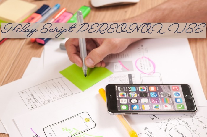 Melay Script PERSONAL USE Font examples