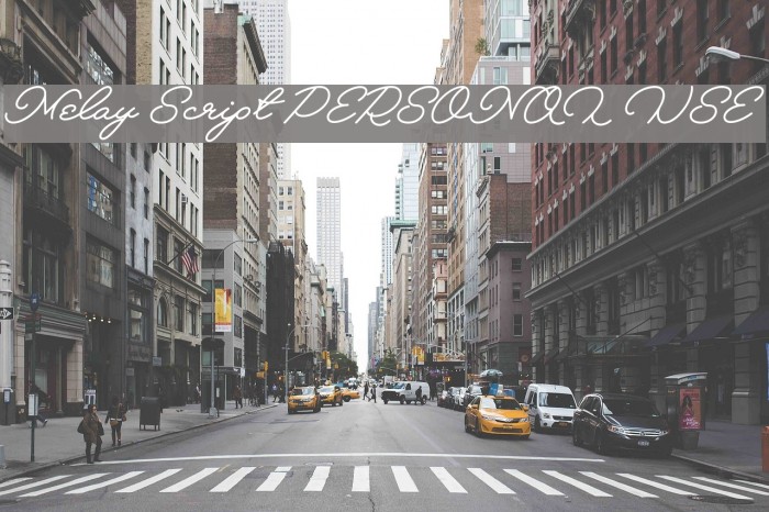 Melay Script PERSONAL USE Font examples