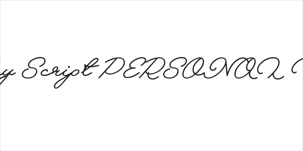 Melay Script PERSONAL USE Logo