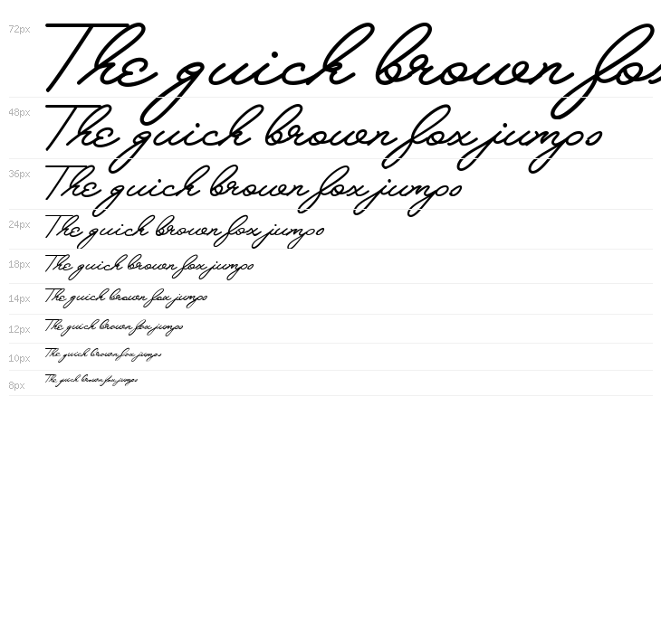 Melay Script PERSONAL USE Waterfall