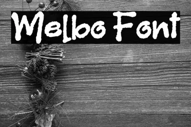 Melbo Font examples