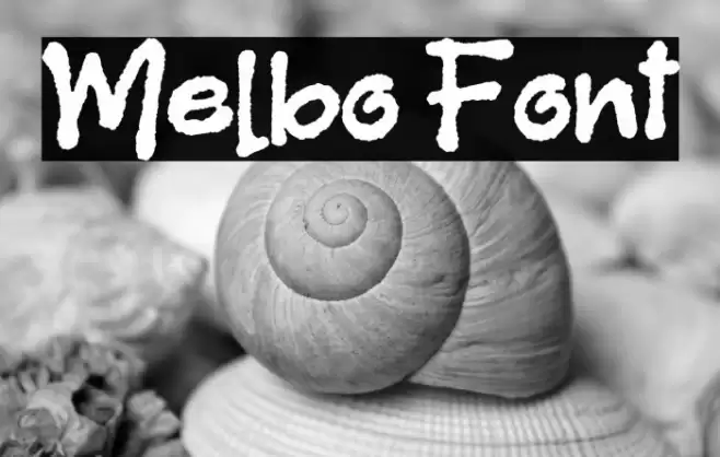 Melbo Font examples