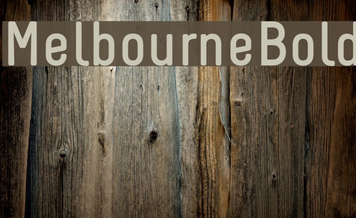 Melbourne-Bold Font examples