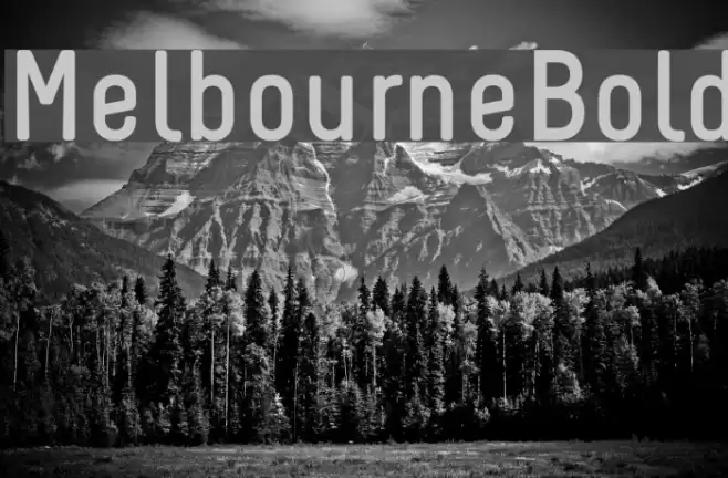 Melbourne-Bold  examples