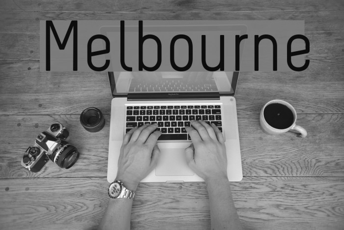 Melbourne Font examples