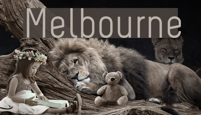 Melbourne Font examples