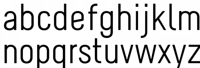 Melbourne Caratteri MINUSCOLO