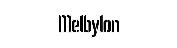 Melbylon  नि: शुल्क फ़ॉन्ट्स डाउनलोड