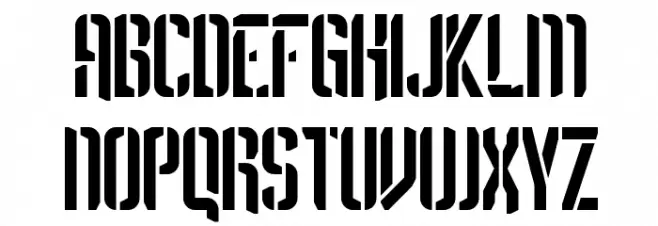 Melbylon Schriftart Groß