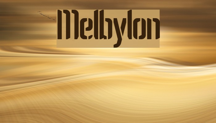 Melbylon Caratteri examples