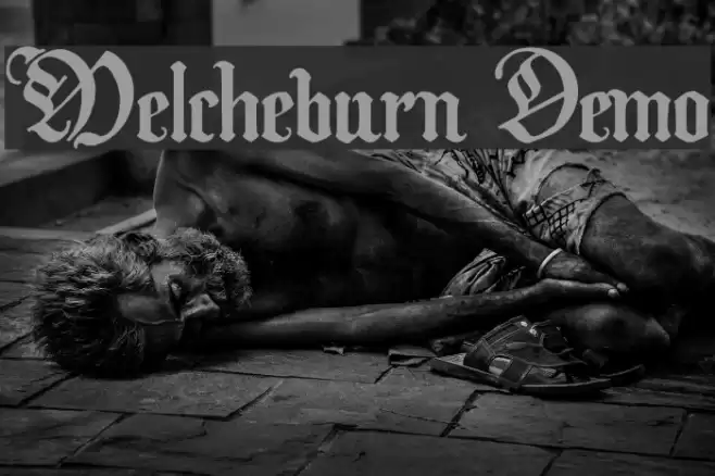 Melcheburn Demo Font examples