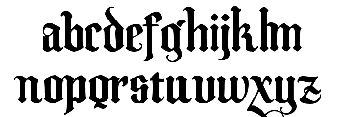 Melcheburn Demo Font LOWERCASE
