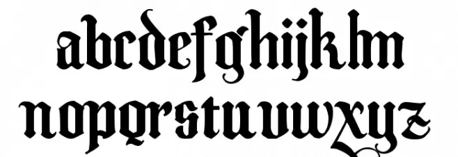 Melcheburn Demo Schriftart Kleinbuchstaben