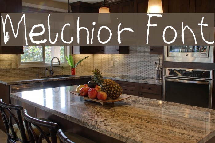 Melchior Font Font examples