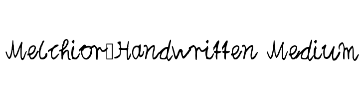 Melchior_Handwritten Medium Fuentes