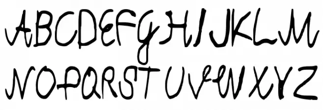 Melchior_Handwritten Medium Шрифта ВЕРХНИЙ