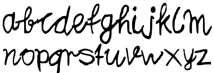 Melchior_Handwritten Medium Font LOWERCASE