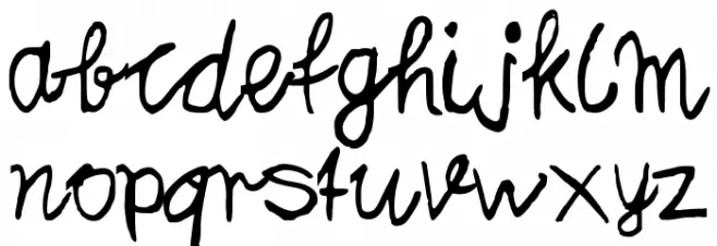 Melchior_Handwritten Medium Caratteri MINUSCOLO