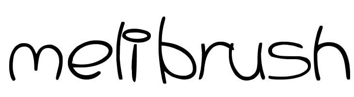 Meli Brush Font