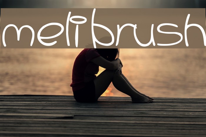 Meli Brush Font examples