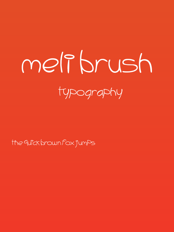 Meli Brush Poster