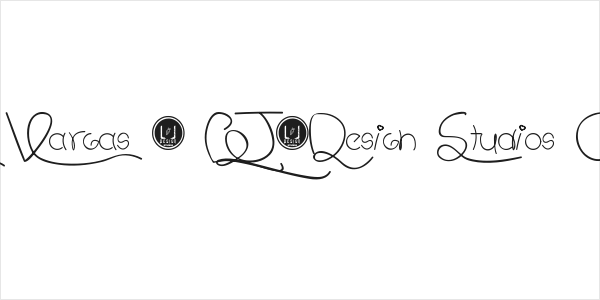 Meli Vargas - LJ-Design Studios Cursiva Logo