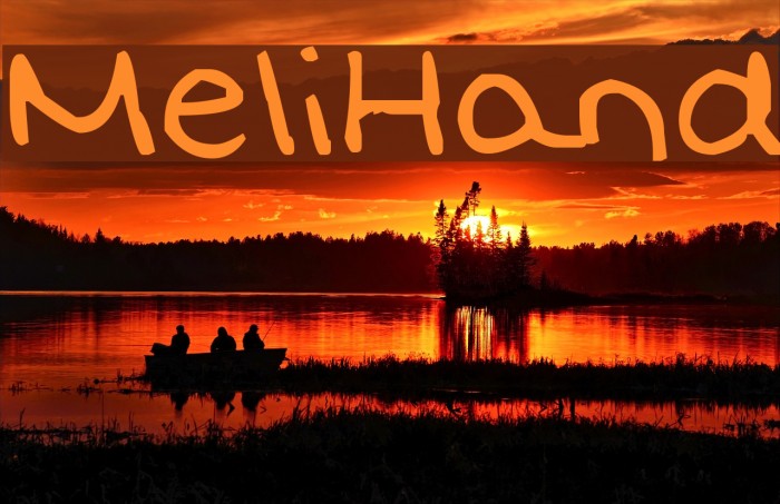 MeliHand Font examples