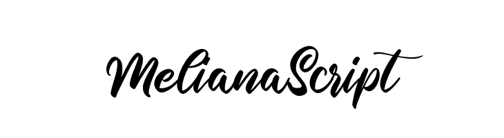 MelianaScript  Free Fonts Download