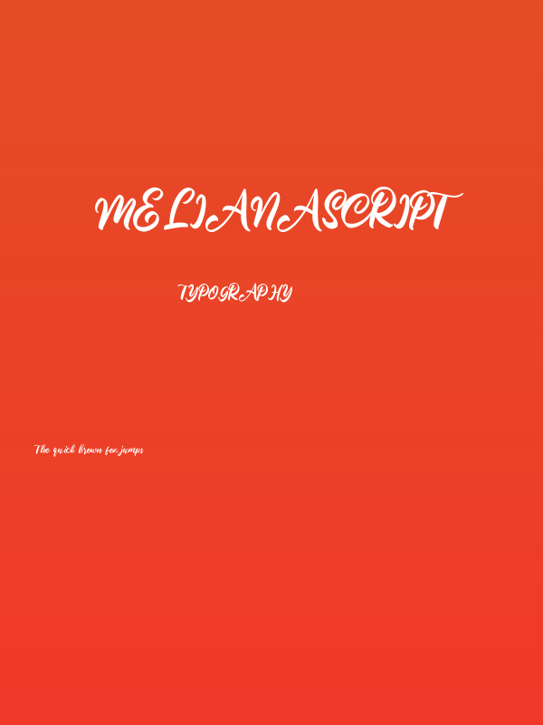 MelianaScript Poster