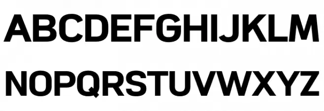 Meligus Schriftart Groß
